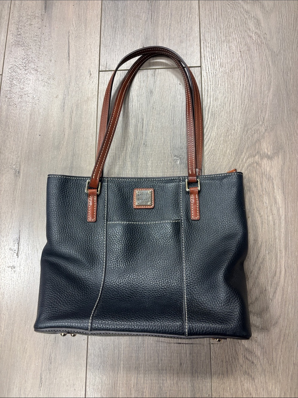 Dooney & Bourke pebbled Black Leather Tote